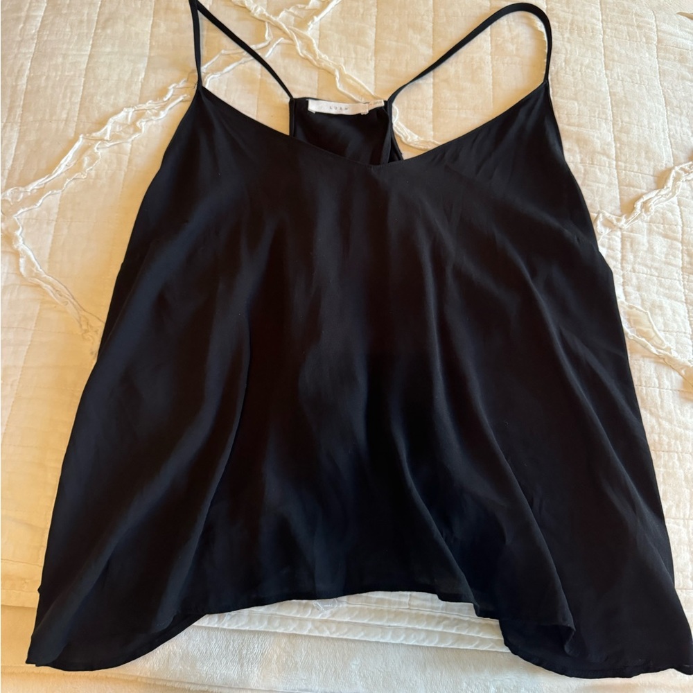 Boutique open back tank top